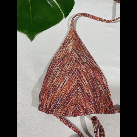 NWT Becca [ Medium ] Sundance‎ Metallic Sliding Triangle Bikini Top - Picture 4 of 11